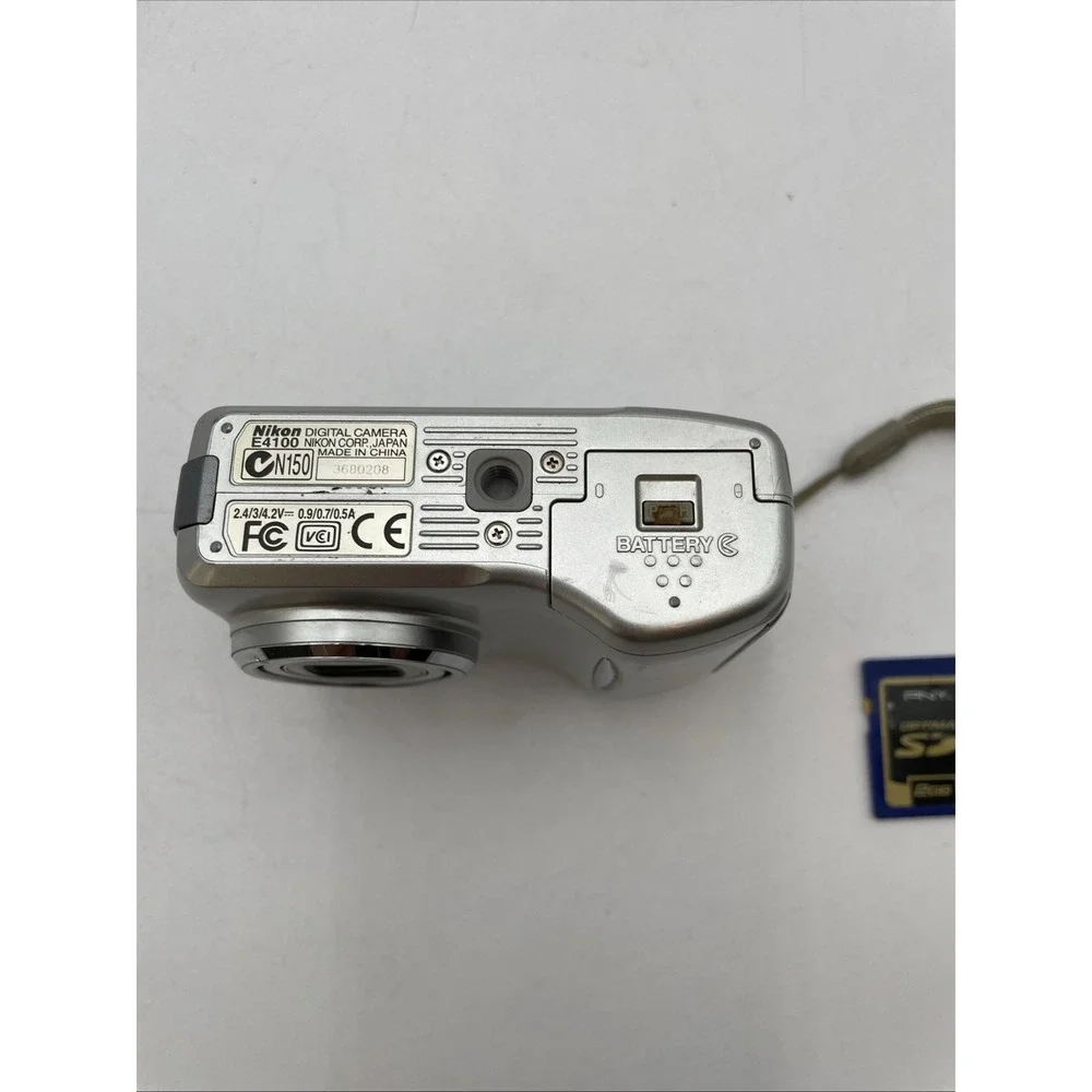 Nikon COOLPIX 4100 Compact Digital Camera JAPAN + 2GB SD Memory Card+Free Ship